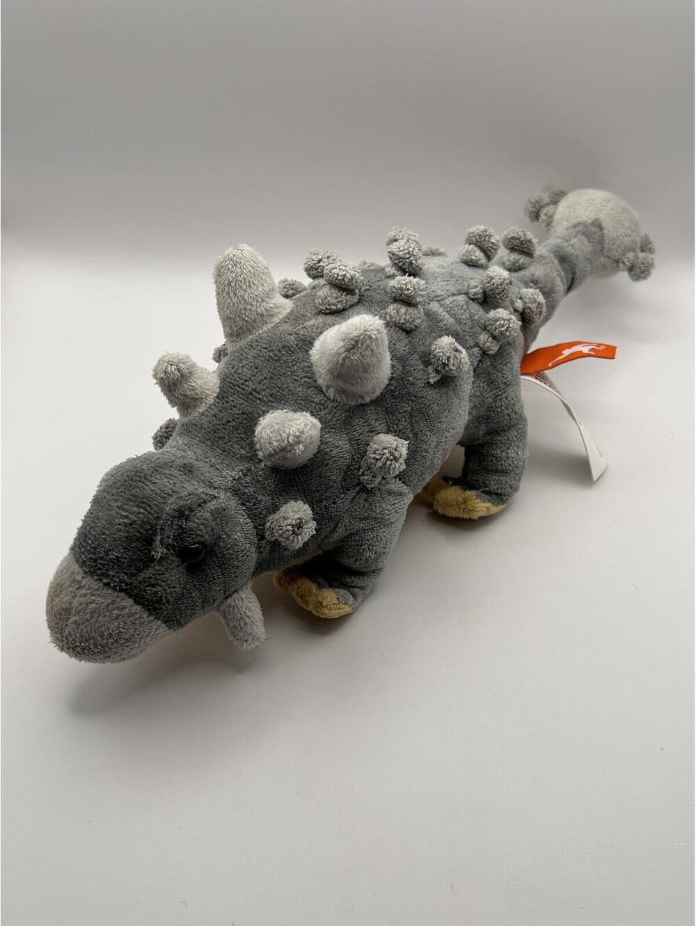 Wild Republic Gray Ankylosaurus Club-Tail Plush
